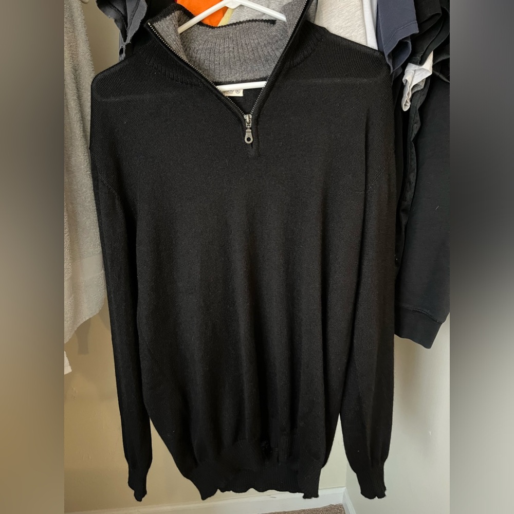 100% Baby Alpaca Peruvian Quarter Zip Sweater, Brand New/Never Worn
